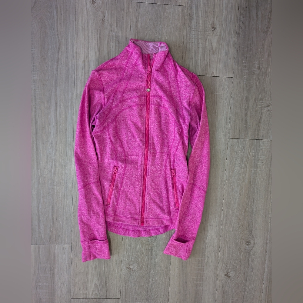 Women's Pink Zip-Up Jacket - Picture 8 of 12